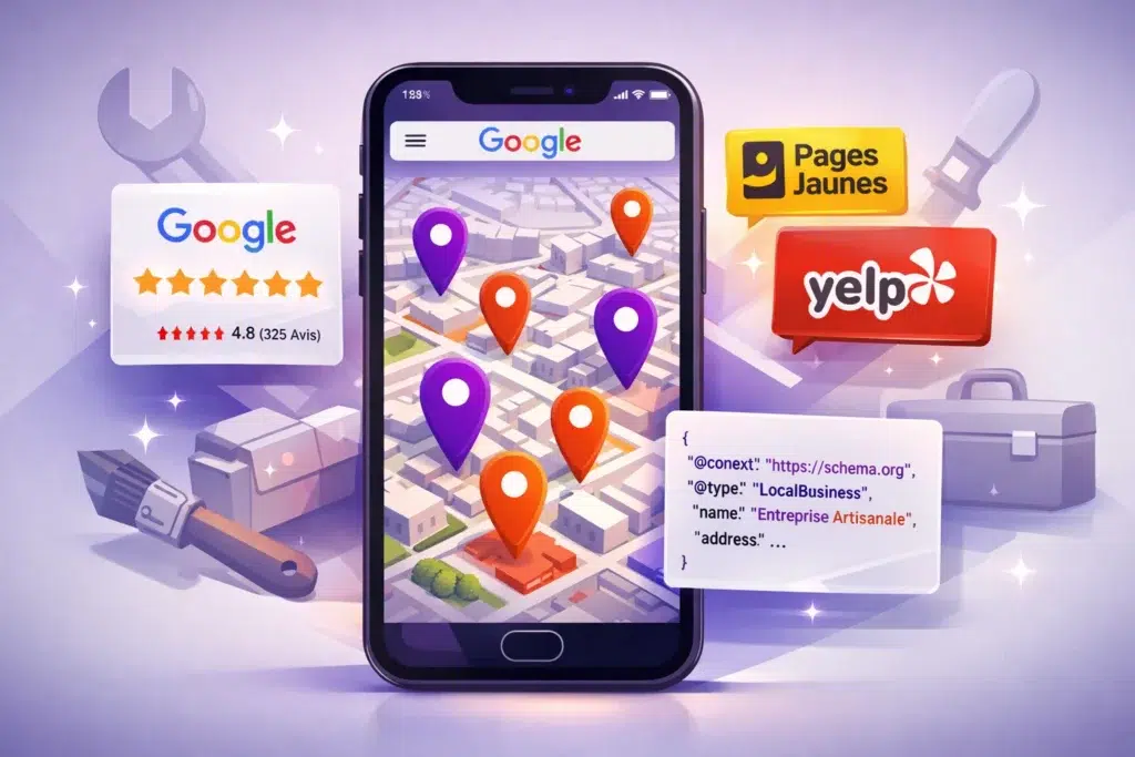SEO local artisans : dominez votre zone géographique en 2026