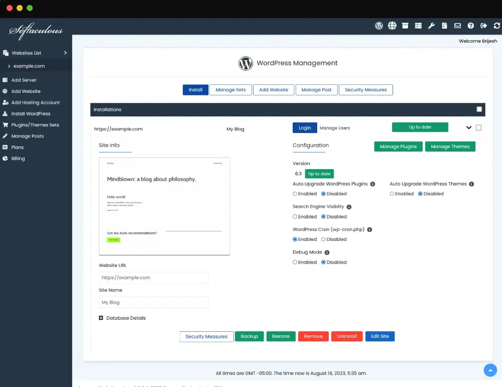 Staging WordPress — déploiement one-click depuis l'hébergeur Création d'un environnement staging WordPress depuis le Manager Infomaniak ou Softaculous
